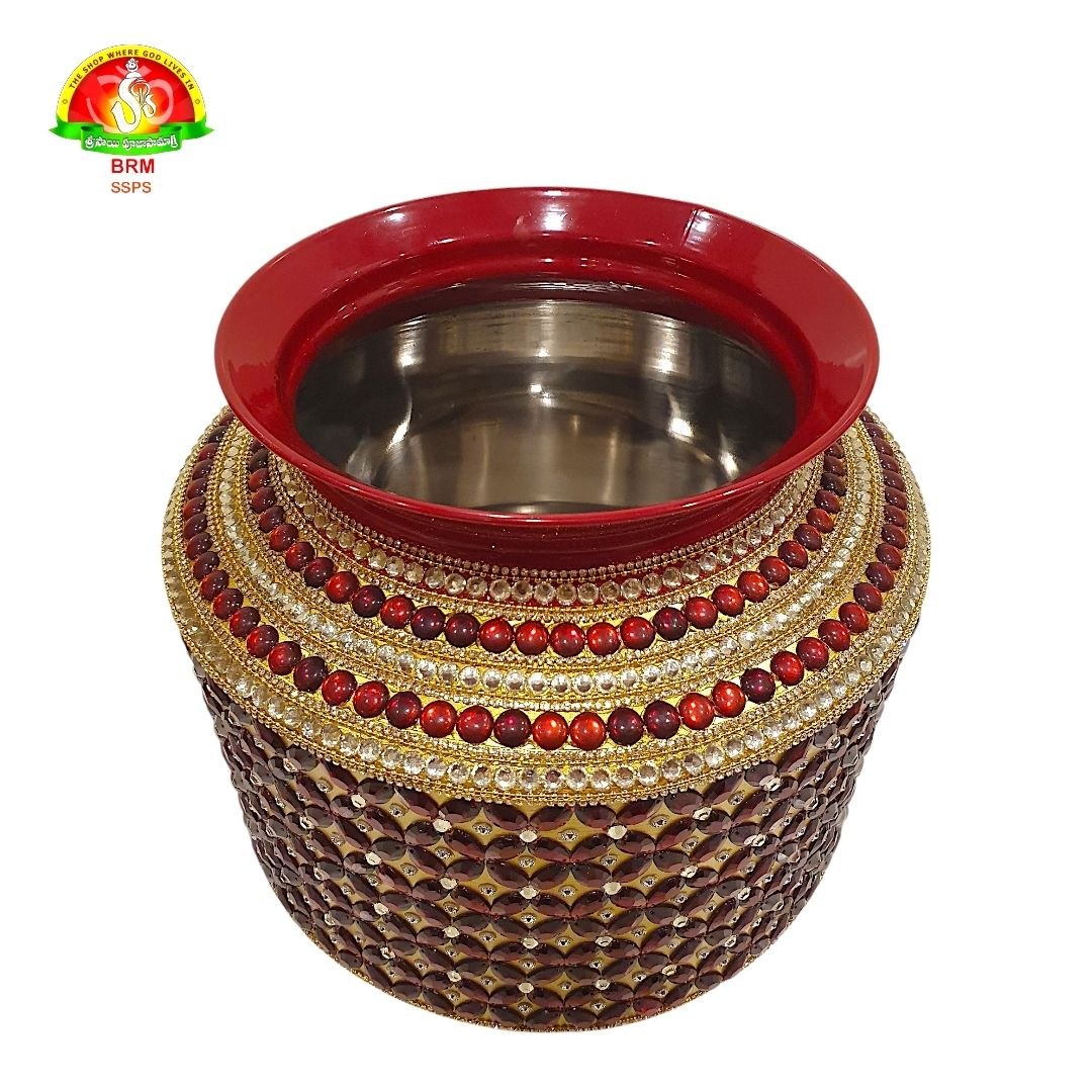 Fancy BindiTraditional Ungarala Binda for Wedding Ring Ceremony | Marriage Ring Game Bowl