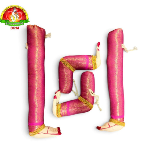Cotton Fabric Goddess Hands & Legs Set | Varalakshmi Devi & Gowri Doll Alankaram