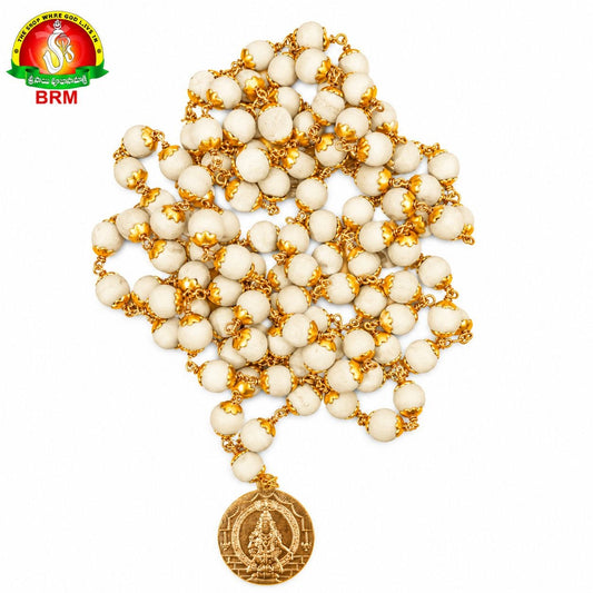Thulasi Mala with Ayyappa Locket for Ayyappa Deeksha