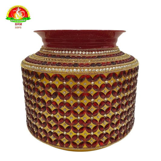 Fancy BindiTraditional Ungarala Binda for Wedding Ring Ceremony | Marriage Ring Game Bowl