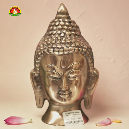 Premium Black Metal Buddha Idol – 9inch Elegant Spiritual Home Décor Statue