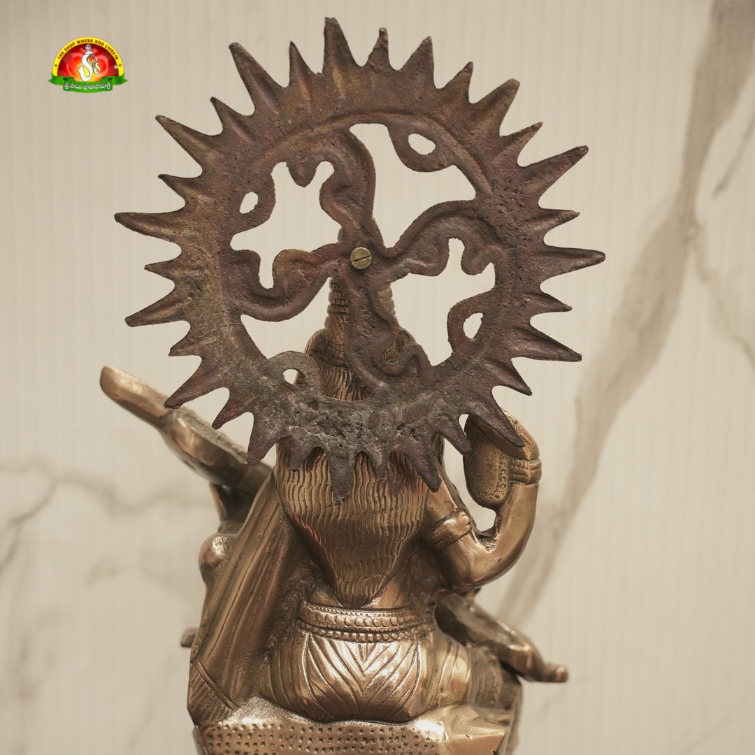 Premium Black Metal Saraswati Devi Idol –15inch Elegant Goddess Statue for Home Décor & Pooja