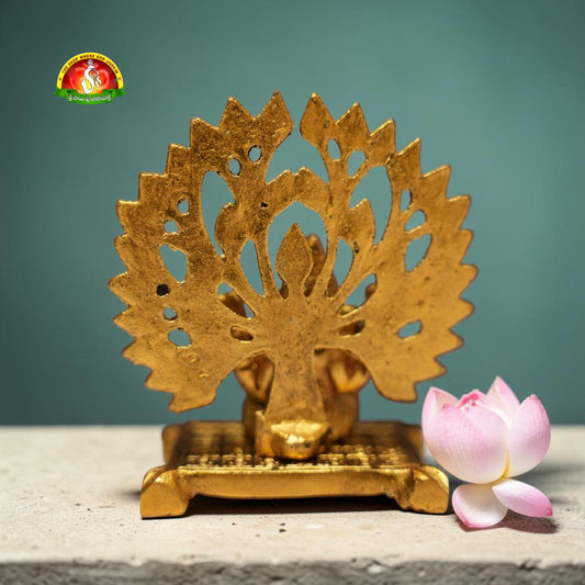 Premium Metal Tree Ganesh Idol – Elegant Spiritual Home Décor Statue
