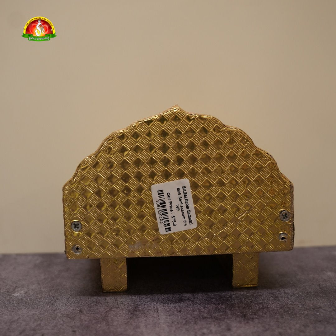 Decorative Meenakari Singhasan for Home Temple