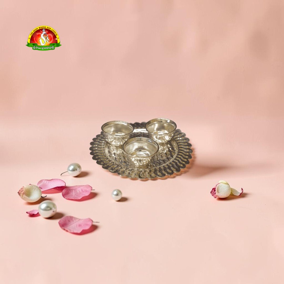 Premium German Silver Haldi Kumkum Bowl – Fine 1st Quality