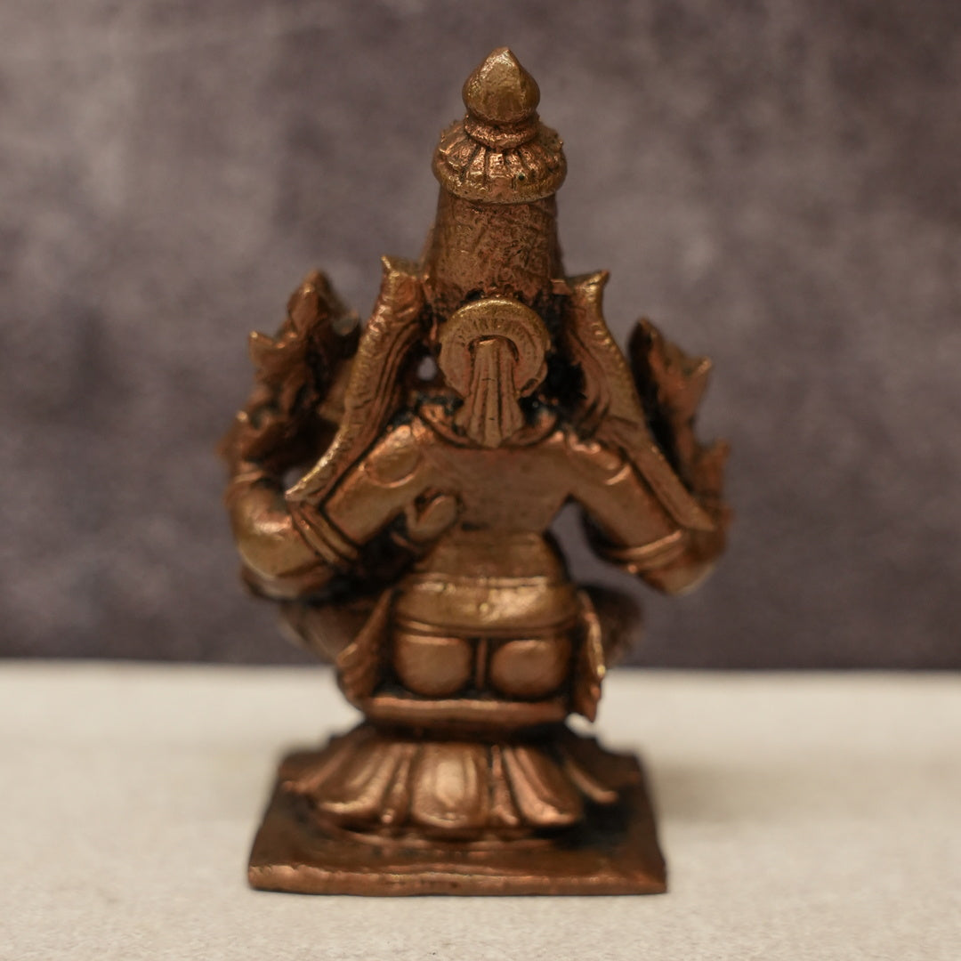 Panchaloha Lakshmi Narayana Idol for Home Temple – (5.5cm, 85g)