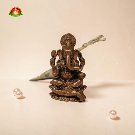 Premium Panchaloha Ganesha Statue for Home & Office Pooja