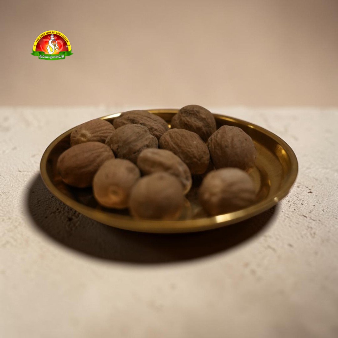 Pure Jaji Kaya (Nutmeg) for Pooja & Spiritual Rituals