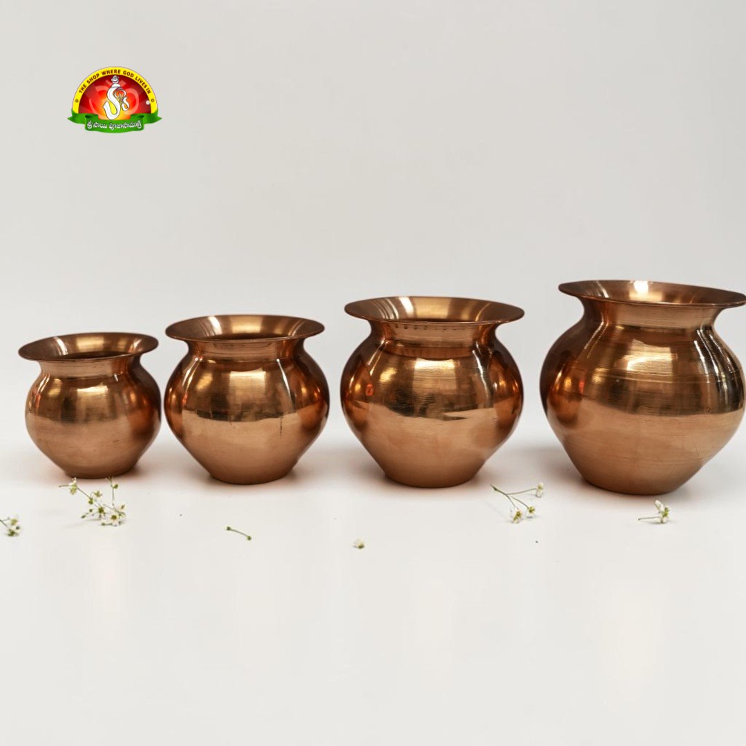Pure Copper Lota for Pooja & Daily Use – Traditional Tamra Kalash