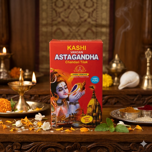 Pure Asta Gandham Powder for Pooja & Tilak – Traditional Fragrance (Pavithram)