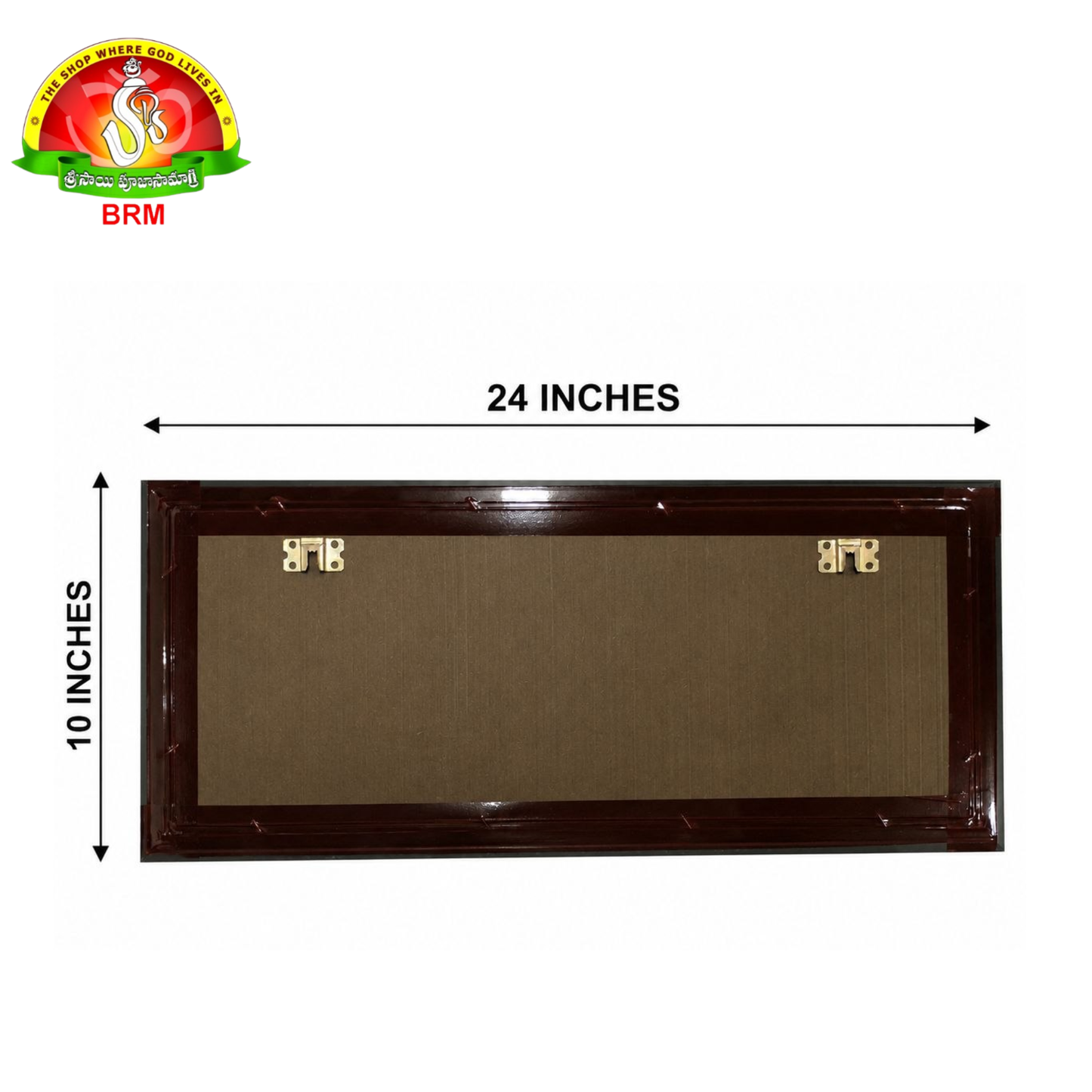 5-in-1 Medium Green Background Matte Finish Devotional Photo Frame – 24 × 10 Inch