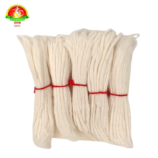 Gatti Vattulu (Cotton Diya Wicks) for Pooja – Pure & Long Burning Deepam Wicks