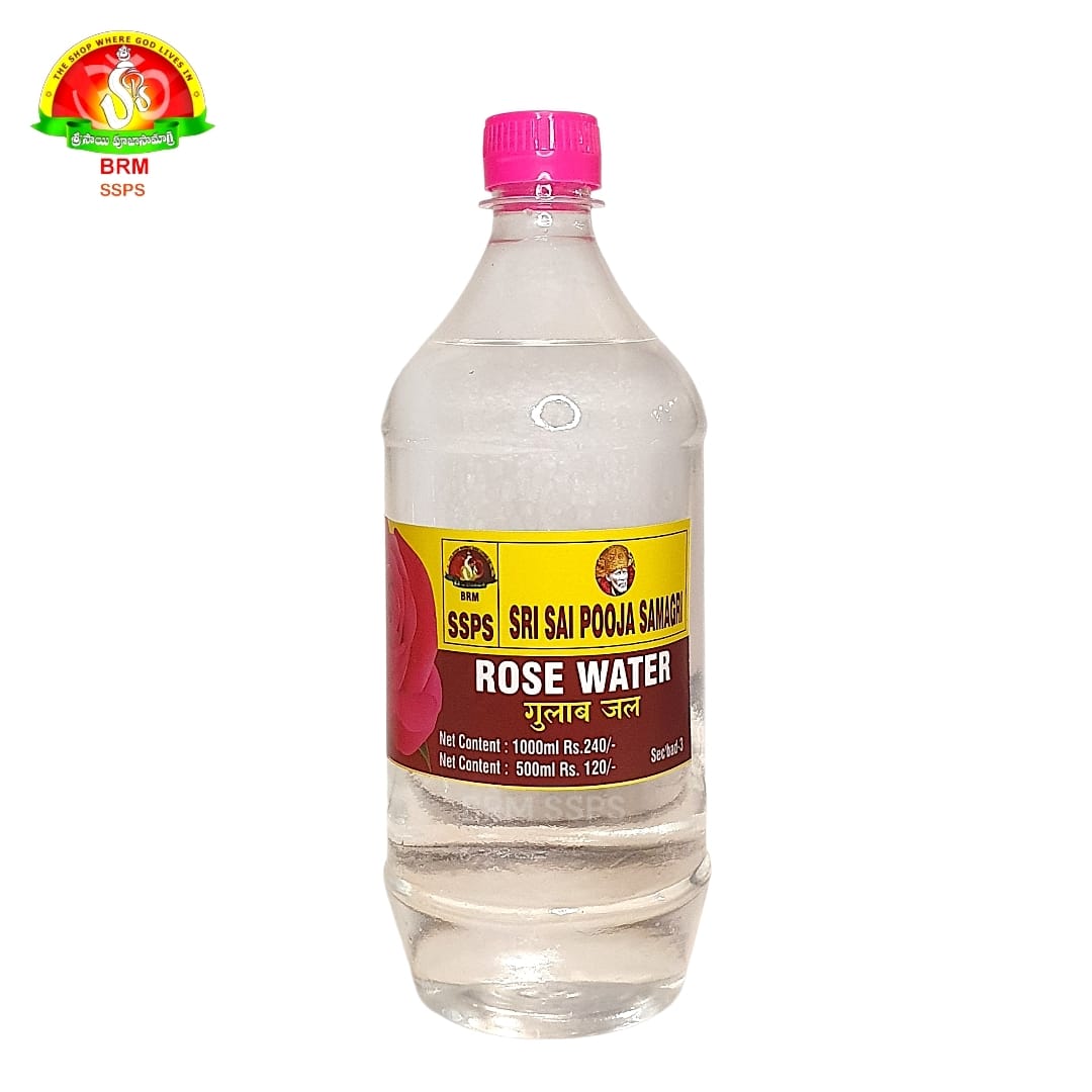 Pure Rose Water for Pooja & Skin – Natural Gulab Jal (Refreshing & Premium)