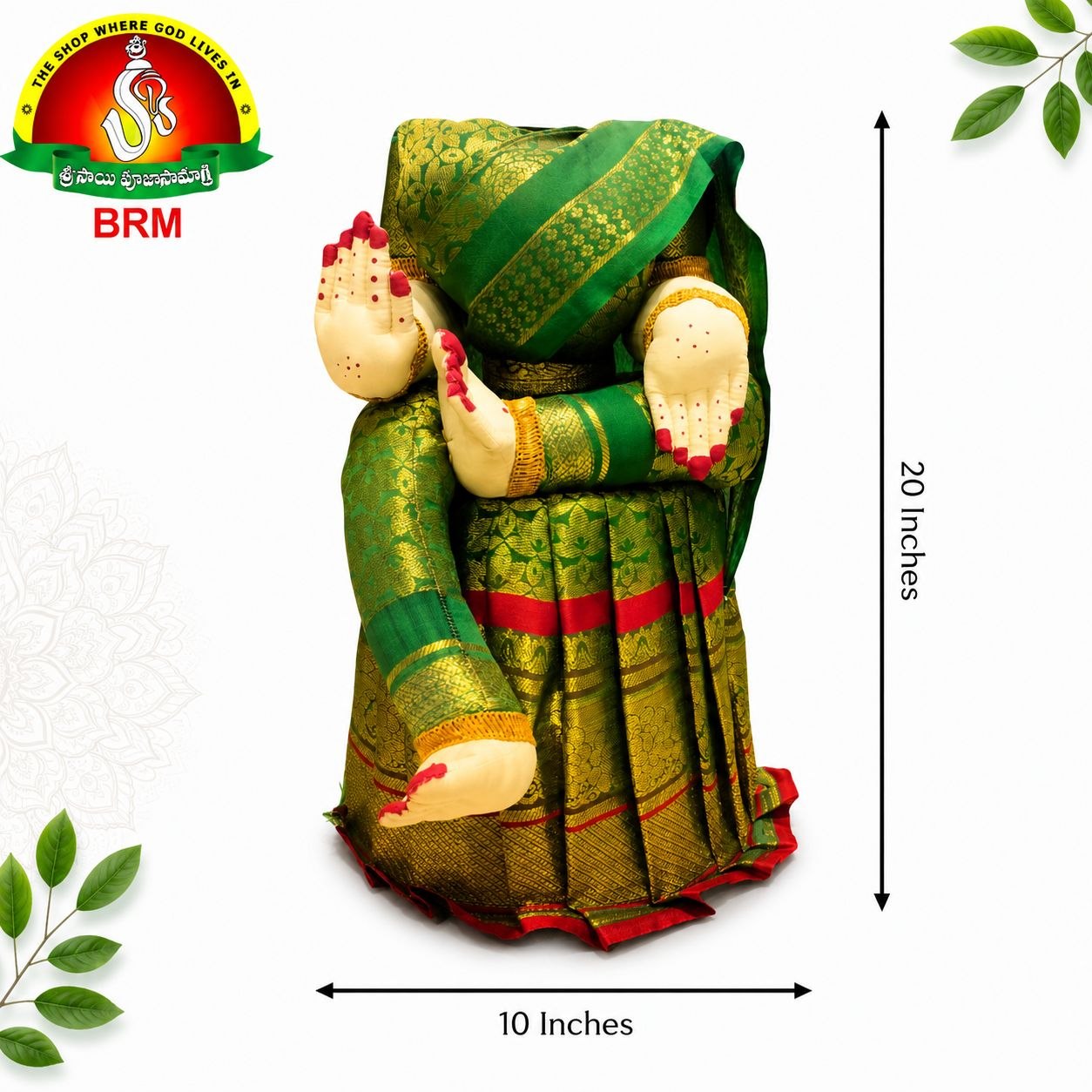 Varalakshmi Devi Idol Body Stand with Plastic Table Stand
