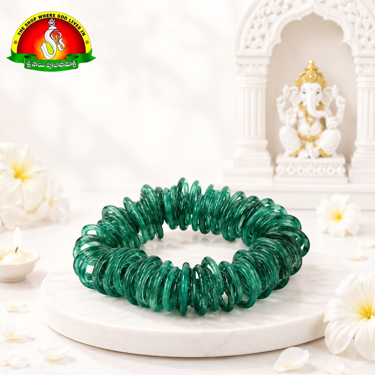Green Chitti Gajulu | 108 Pcs Pack