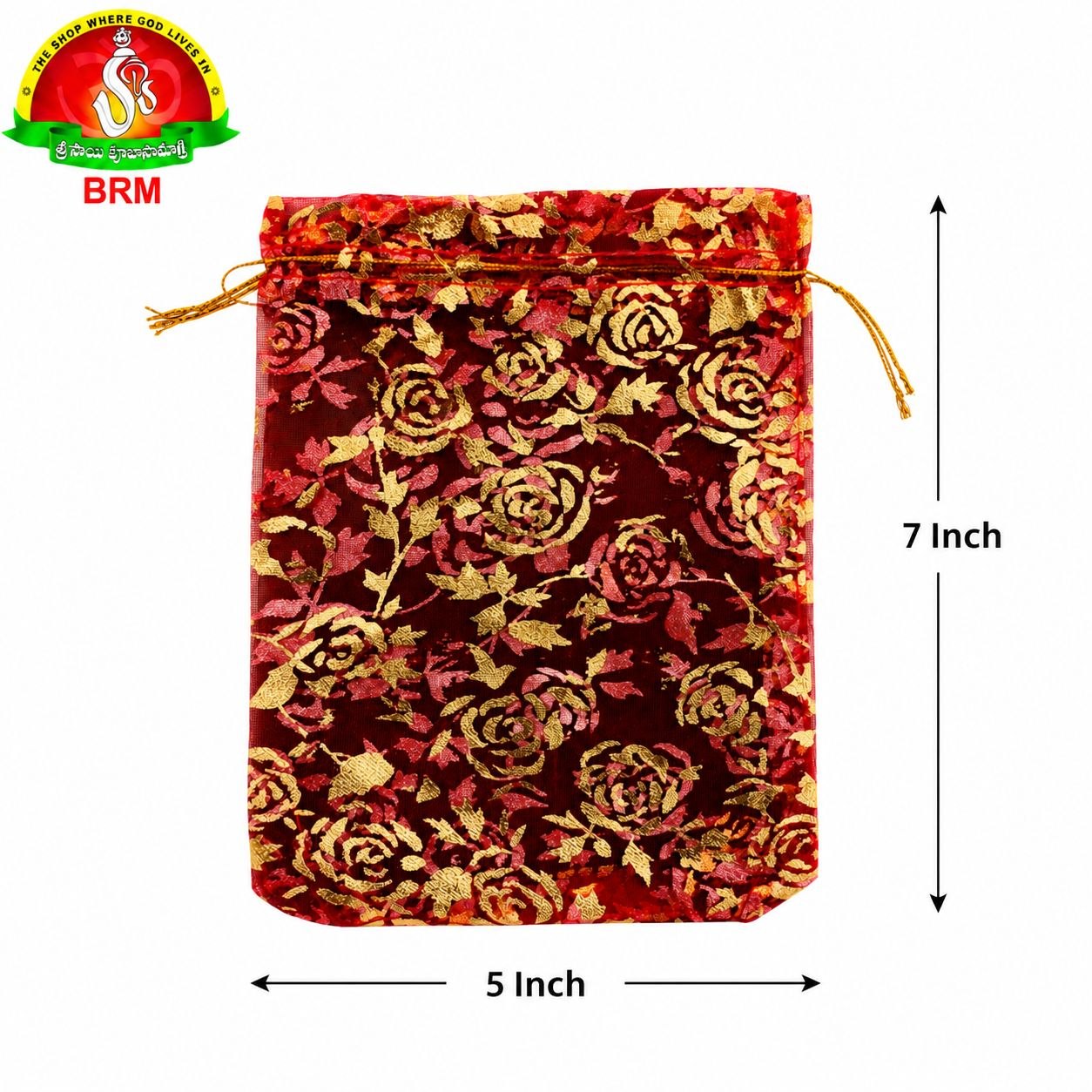 Design Organza Potli Bag | Return Gift Pouch | Decorative Gift Bag