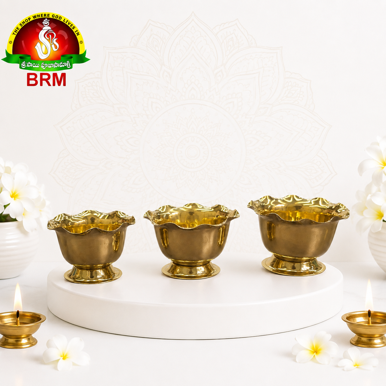 Brass Bowl (Ithadi Ginne) for Pooja & Daily Use