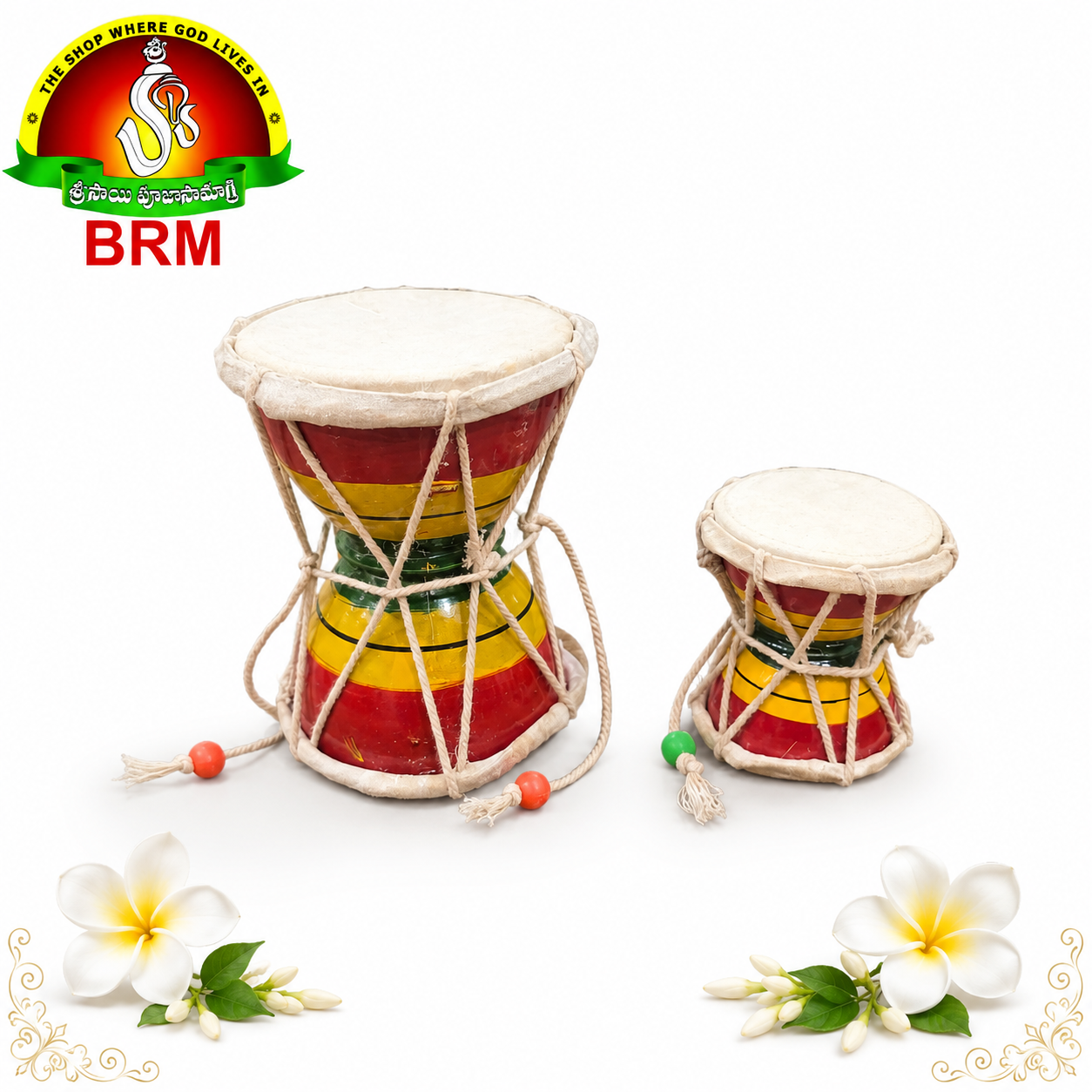 Traditional Damarukam (Damru) for Pooja & Spiritual Rituals