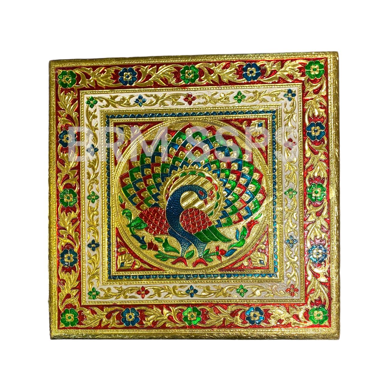 Minakari Chowki (short Legs)