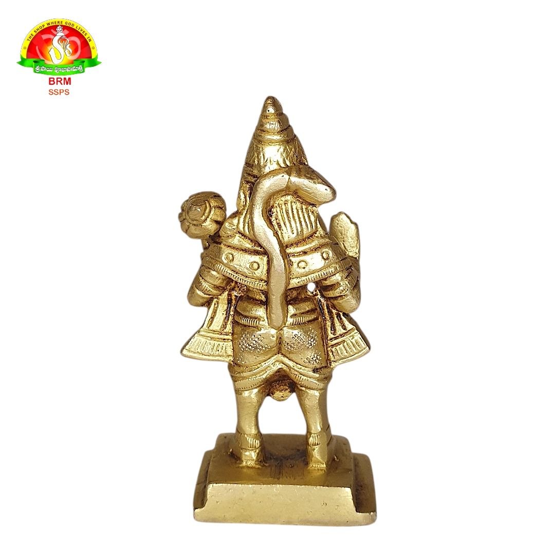 Premium Brass Hanuman Idol for Home Pooja