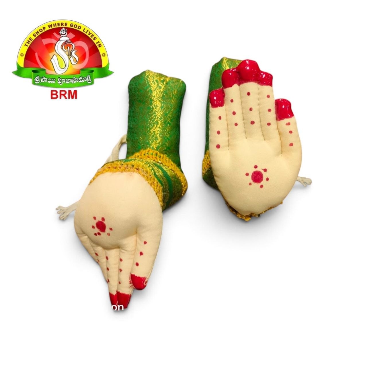 Cotton Fabric Goddess Hands & Legs Set | Varalakshmi Devi & Gowri Doll Alankaram