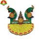 Ashtothram 108 Lotus Singaram Stand with Amman & Twin Parrots | HD Laminated MDF