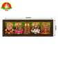 5-in-1 Large Devotional Matte Finish Photo Frame – Balaji, Lakshmi Devi, Ganesh, Saraswathi & Subramanya Swamy (40 × 16 Inch)