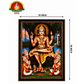 Lord Dakshinamurthy Matte Finish Photo Frame – 14 × 18 Inch