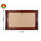 3-in-1 Gold Sheet Photo Frame – Goddess Saraswathi Mata, Goddess Lakshmi Devi & Lord Ganesha (14 × 10 Inch)