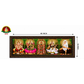 5-in-1 Large Devotional Matte Finish Photo Frame – Balaji, Lakshmi Devi, Ganesh, Saraswathi & Sai Baba (40 × 16 Inch)