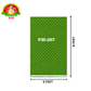 Coconut Leaf Design Pooja Backdrop Cloth – 5 × 8 Feet