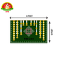 Flower Hanging with Muggu Design on  Pooja Backdrop Cloth – Green Background | Horizontal 8 × 5 Feet