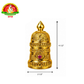 Half Crown Kiritam | Premium Deity Crown for Gods & Goddesses | Available in 4 Sizes