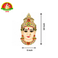 Tanjavur Fiber Ammavari Face with Stone Work