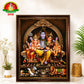 Lord Shiva Parivar Matte Finish Photo Frame – 14 × 18 Inch