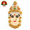 German Silver Ammavari Face with 1 Gram Gold Jewellery