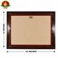 3-in-1 Gold Sheet Photo Frame – Goddess Lakshmi Devi, Lord Ganesha & Goddess Saraswathi Mata (18 × 14 Inch)