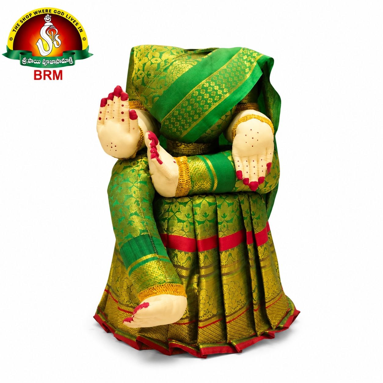 Varalakshmi Devi Idol Body Stand with Plastic Table Stand