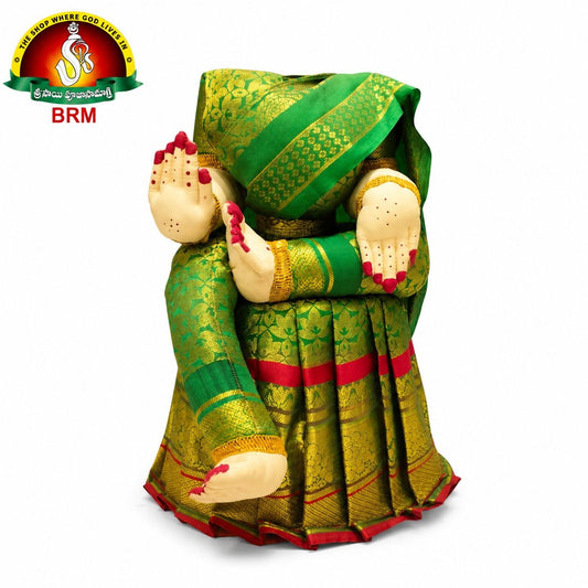 Varalakshmi Devi Idol Body Stand with Plastic Table Stand