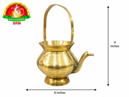 Brass Kamandalam – Traditional Pooja & Spiritual Water Pot | Multiple Sizes Available