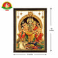 Lord Shiva parivar (Family) Gold Sheet Photo Frame – 14 × 18 Inch
