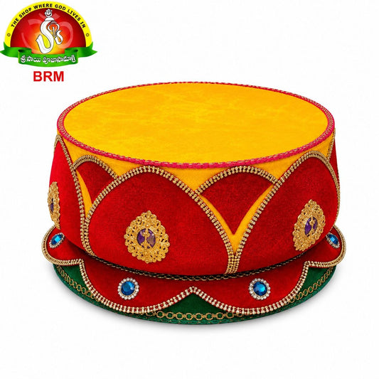 Thermocol Lotus Stand For Ammavari Pooja | Decorative Lotus Peeta for Goddess Alankaram