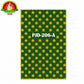 Pooja Backdrop Cloth – Yellow Lotus Flowers Design with Green Background | 5 × 8 Feet