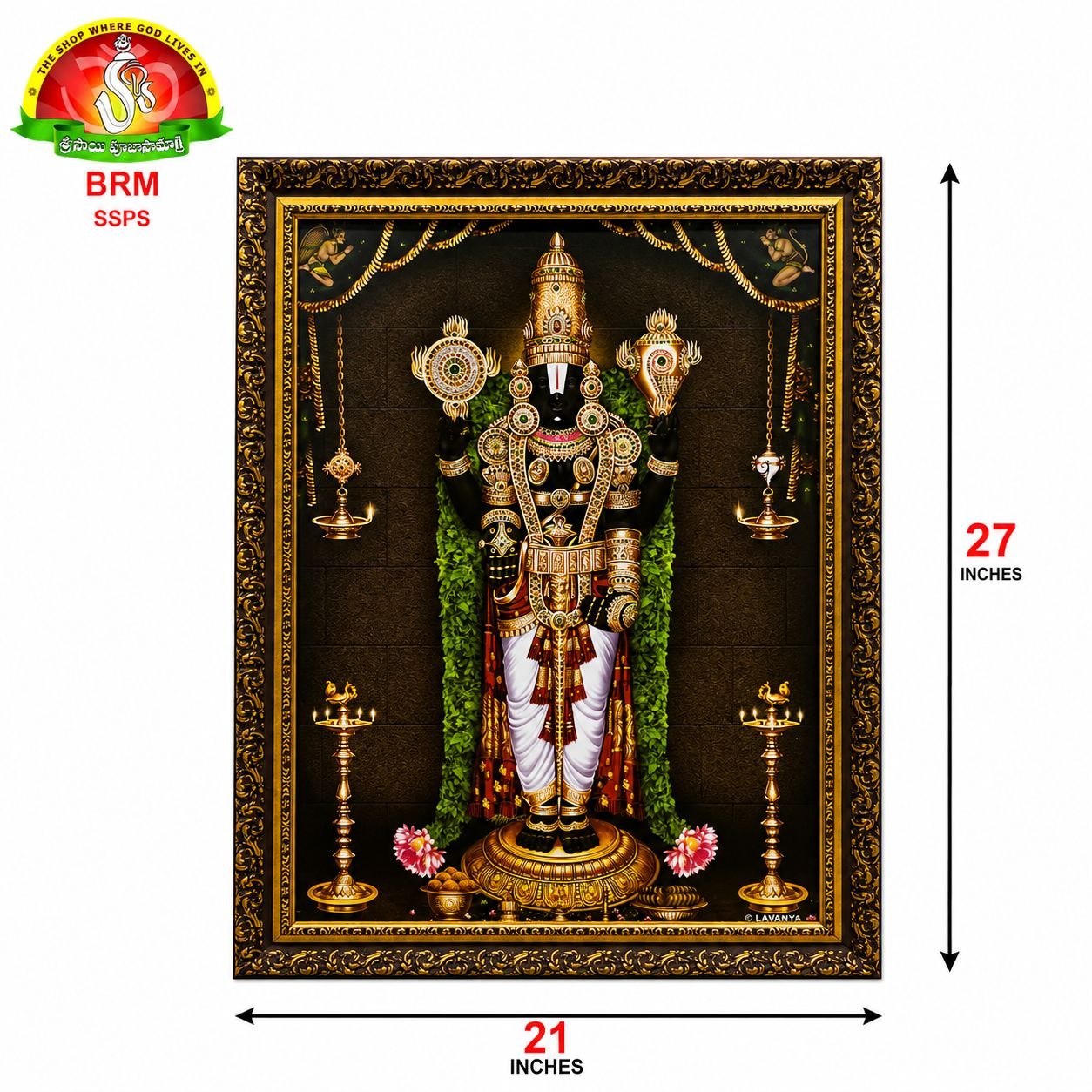 Mat Finish Balaji Photo Frame