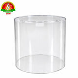 Akhanda Deepam Safety Glass – Clear Acrylic Round Cylinder