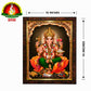 Lord Ganesh Matte Finish Photo Frame – 14 x 10 Inch | Divine Ganesha Wall Frame for Home Temple