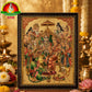 Ram Parivar (Family) Gold Sheet Photo Frame – 14 × 18 Inch