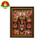 Mat Finish Balaji Photo Frame with Ashta Lakshmi