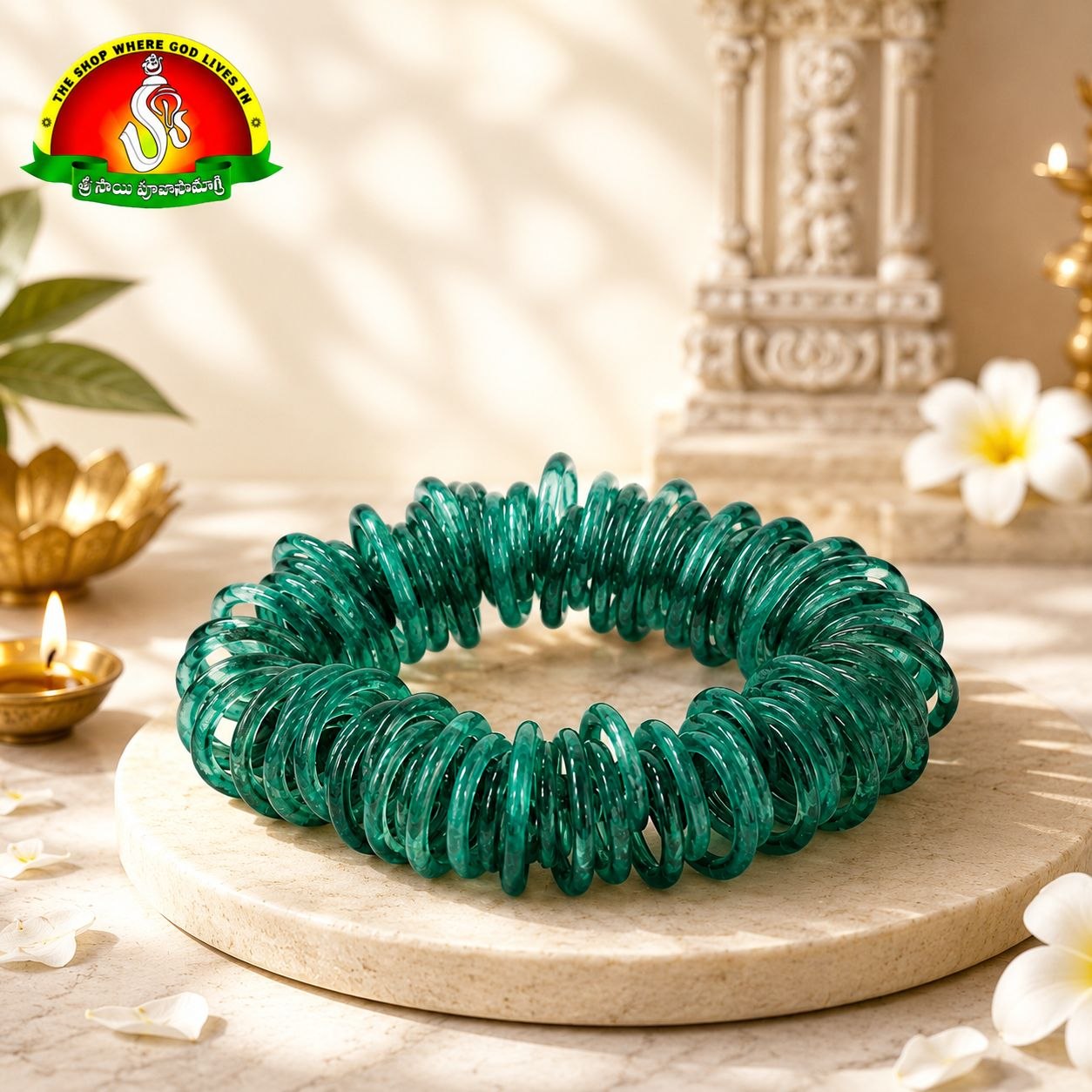 Green Chitti Gajulu | 108 Pcs Pack