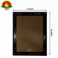 Lord Venkateswara Swamy Matte Finish Photo Frame – 14 × 18 Inch